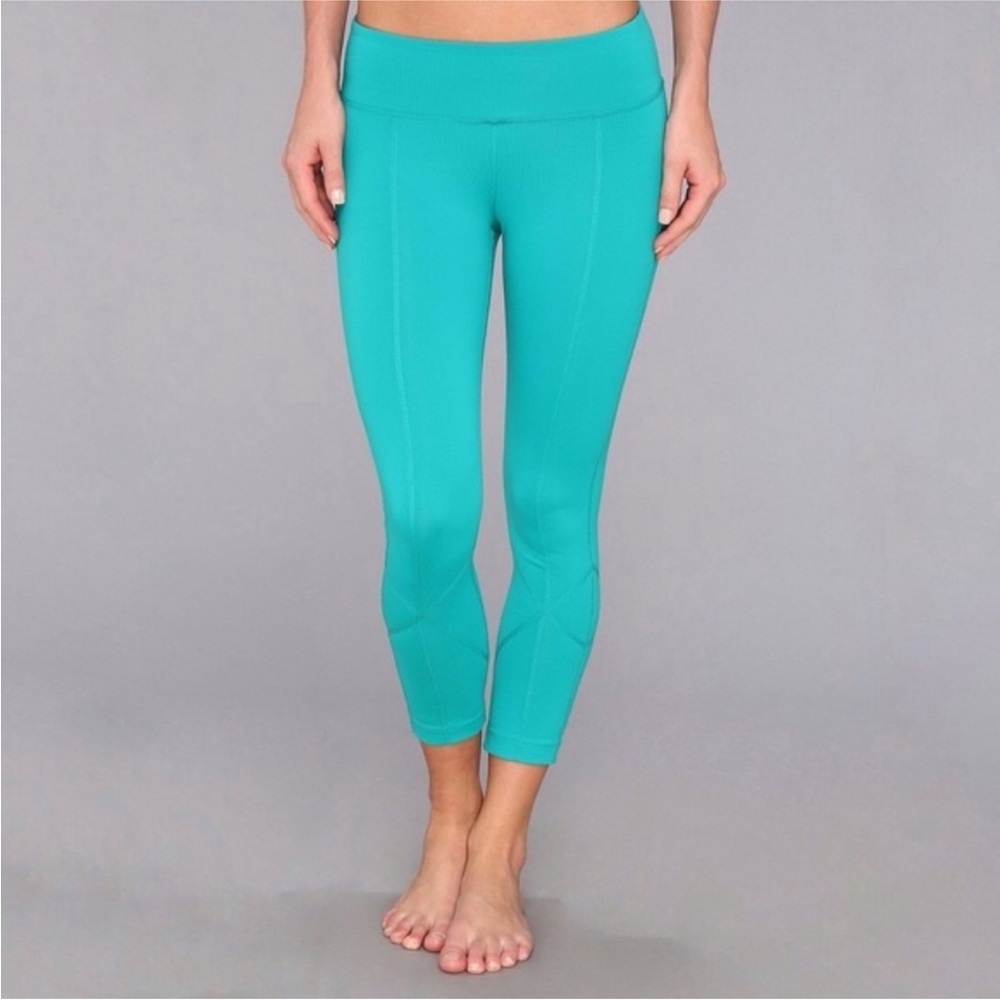 Prana Prism Breathe Mid-Rise Athletic Yoga Cropped Leggings